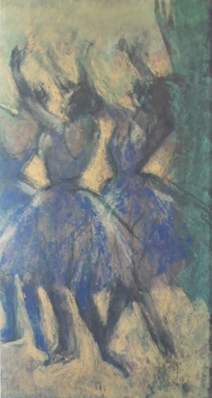 Photo de Trois danseuses en bleu 