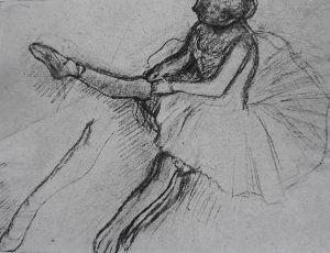 Photo de Dancer Adjusting Her Tights