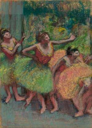 Photo de Dancers in Green and Blue Skirts