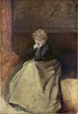 Portrait présumé de la Comtesse de Castiglione par Degas, découvert en Italie