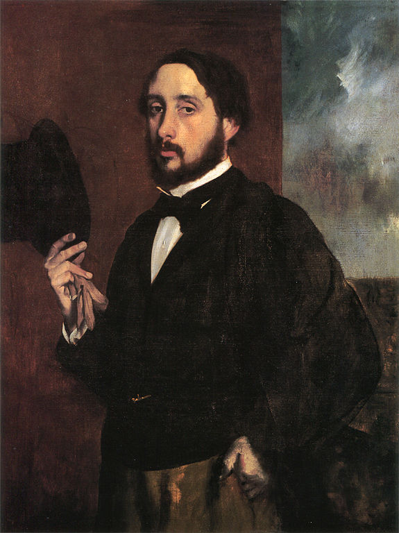 Degas, self portrait