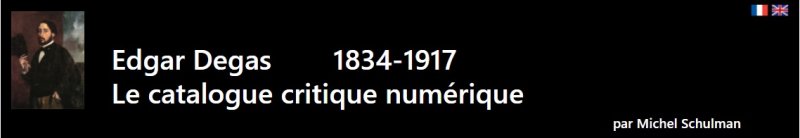 Le catalogue Edgar Degas en ligne