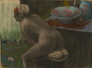 Photo de Femme à sa toilette