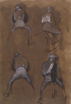 Photo de Four Studies of a Jockey