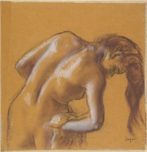 Photo de Femme nue s’essuyant