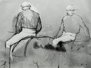 Photo de Study of two Jockeys