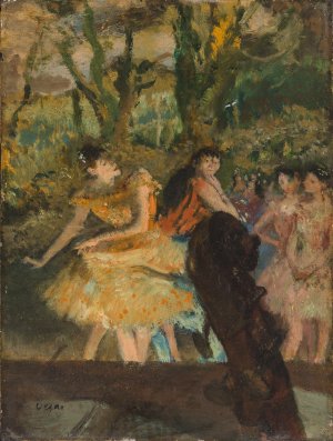 Photo de Danseuses et contrebasse