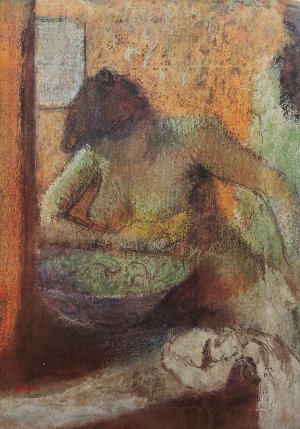 Photo de Femme à sa toilette