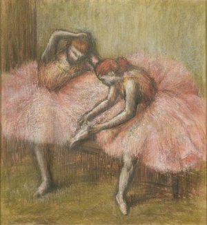 Photo de Deux danseuses roses