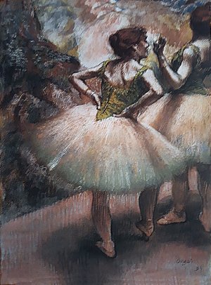 Photo de Danseuses en vert et rose