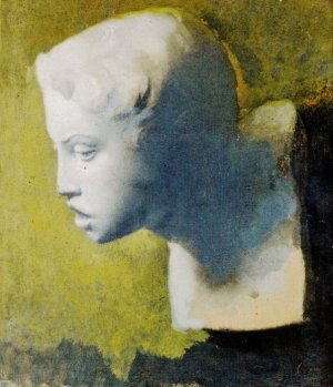 Photo de Etude de tête d’enfant en plâtre d’après Lucas della Robbia