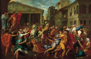 Photo de The Rape of the Sabines after Nicolas Poussin