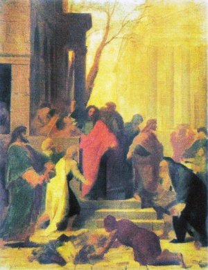 Photo de Saint Paul prêchant à Ephèse d’après Le Sueur
