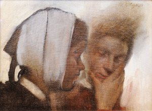 Photo de Studies of Two Women's Heads