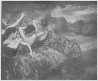 Quatre danseuses.