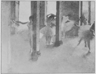 Au foyer : exercices de danse