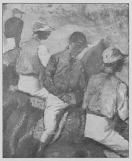 Quatre jockeys