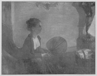 Femme à l'éventail