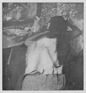Femme à sa toilette.