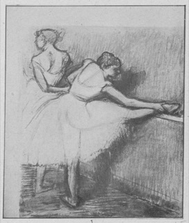 Danseuse à la barre.