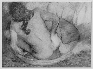 Femme au tub.
