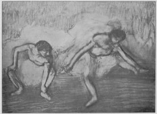 Deux danseuses au repos