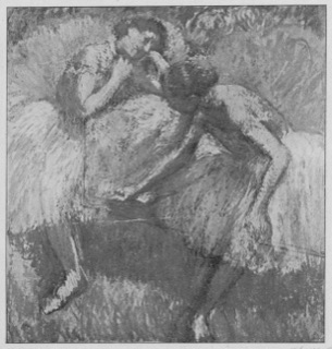 Deux danseuses (jupes vertes)