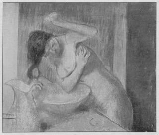 Femme à sa toilette