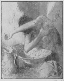 Femme à sa toilette