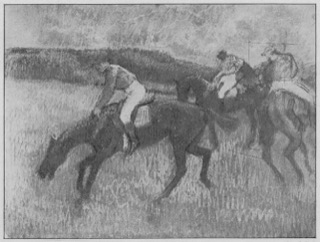 Trois jockeys