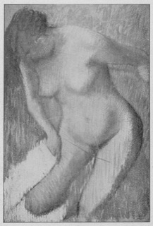 Femme s'essuyant