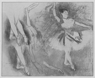 Danseuses évoluant et étude de jambes.