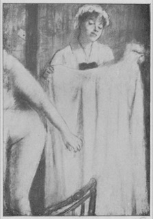 La toilette après le bain.