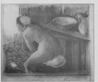 Femme à sa toilette.