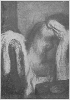 Femme s'essuyant