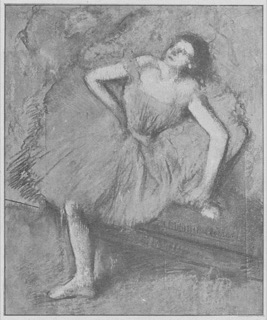 Danseuse assise