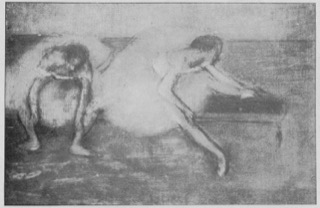 Deux danseuses assises