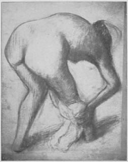 Après le bain (femme s'essuyant)