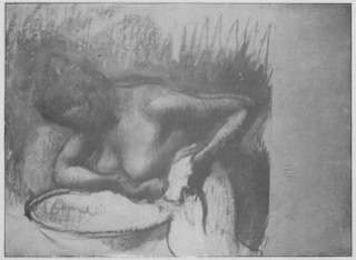 Femme à sa toilette