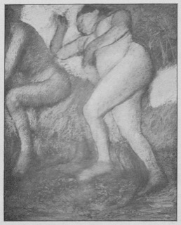 La sortie du bain (deux femmes nues)