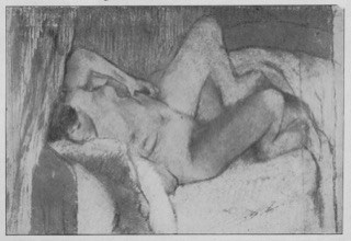 Femme nue couchée