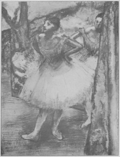 Deux danseuses (décor d'arbres)