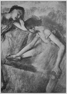 Deux danseuses au repos