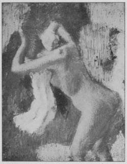 Après le bain (femme s'essuyant)