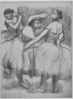 Trois danseuses (jupes jaunes)