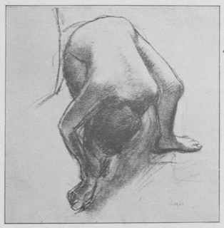 Femme nue assise