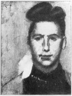 Tête de jeune femme vue de face