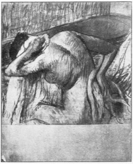 Femme à sa toilette