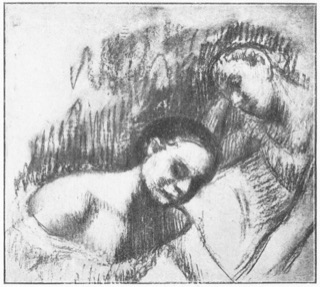 Deux danseuses, vues en buste