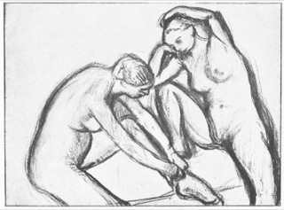 Deux danseuses en maillot